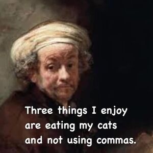 Humorous Art Print with Text